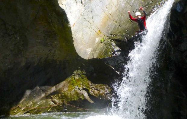 canyoning-auerklamm-tour-sautens-sprung