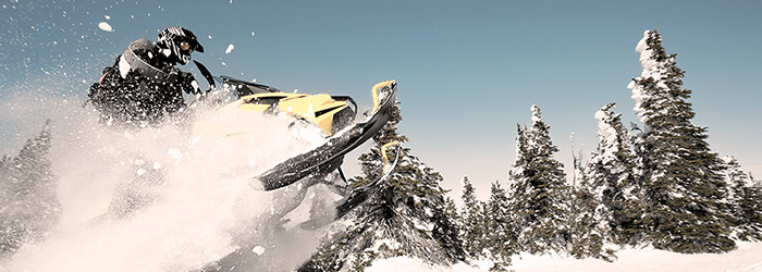 Snowmobil fahren