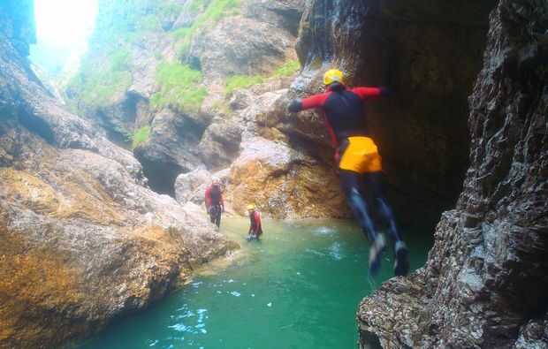 canyoning-tour-hallein-sprung