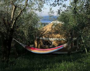 Pernottamento nella yurta in einer Jurta