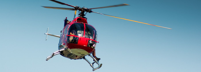 Hubschrauber fliegen
