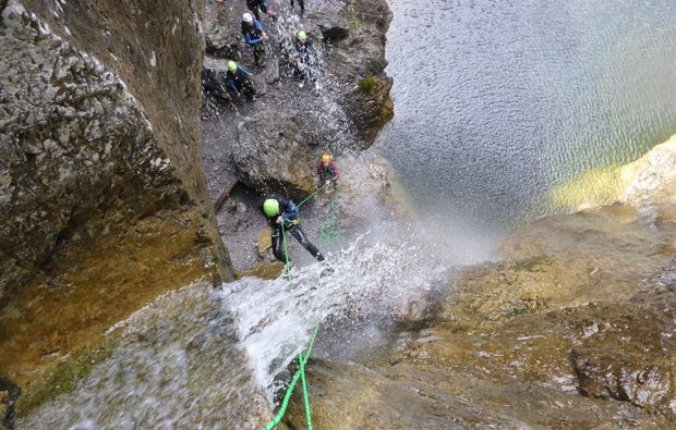 canyoning-tour-reutte-felswand