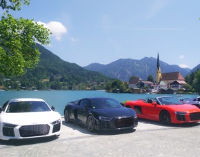 Supersportwagen auf der Straße...