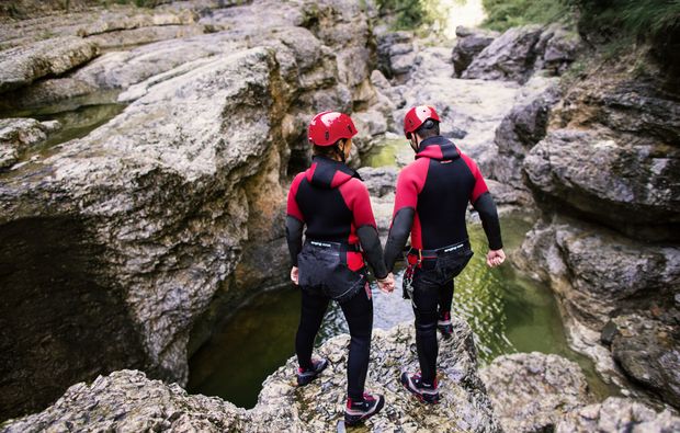 canyoning-tour-schneizlreuth-sprung