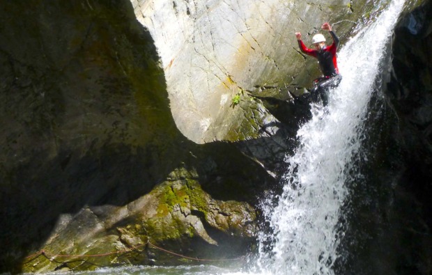 canyoning-auerklamm-tour-sautens-sprung