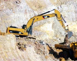 Bagger fahren