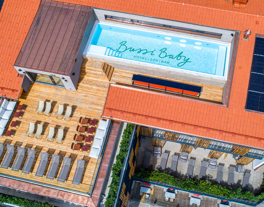 SPA Kurzurlaub am Tegernsee 1 ÜN, 2 Personen Hotel Bussi Baby - Kulinarik und Nutzung des Rooftop SPA's mit Infinity-Pool