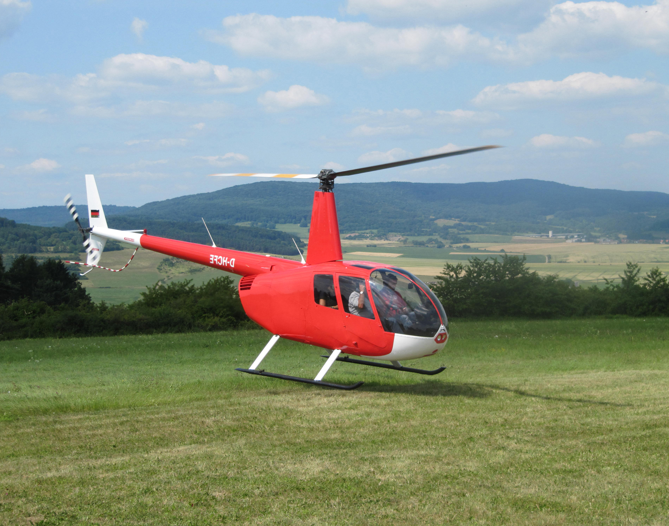 Hubschrauber selber fliegen - 20 Minuten Raum Marburg 20 Minuten