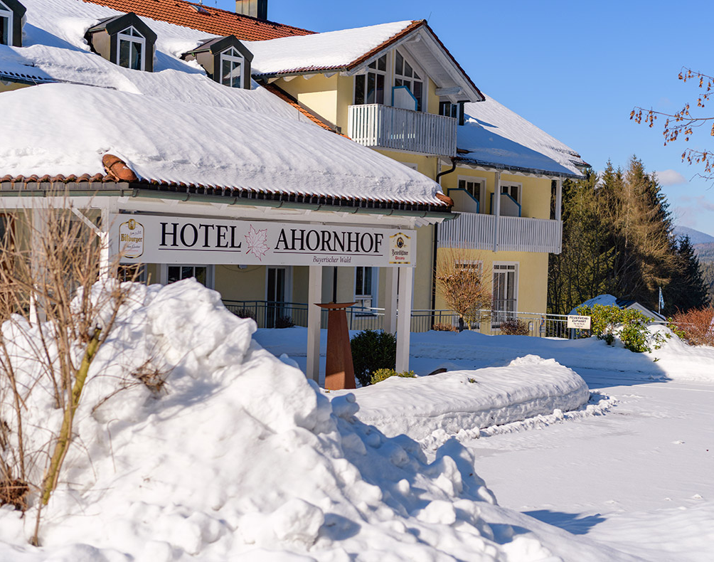 Winter-Kurzurlaub Bayerischer Wald für 2 Winter - Hotel Ahornhof - inkl. 3-Gänge-Menü, Massage