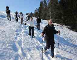 Schneeschuhwanderung Rodelabfahrt - Reit im Winkl Schneeschuhwanderung mit Rodelabfahrt - 5 Stunden