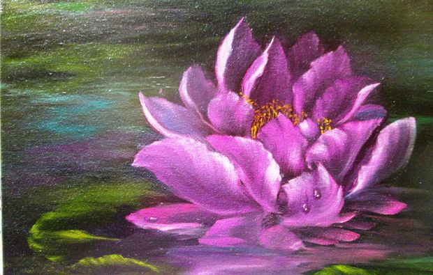 gary-jenkins-malkurs-furtwangen-seerose-violett