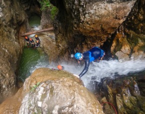 Canyoning-Tour Gmund am Tegernsee Canyoning-Tour Gmund am Tegernsee