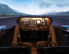 Beechcraft Baron 58 Simulator 60 Minuten Beechcraft Baron 58 Simulator - 60 Minuten