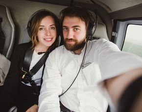Romantik-Hubschrauber-Rundflug