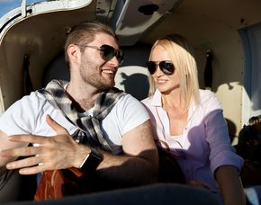 Romantik-Hubschrauber-Rundflug