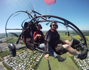 Motorgleitschirm-Rundflug