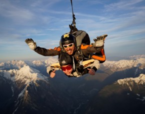 Fallschirm Tandemsprung - Bovec Sprung aus ca. 4.000 Metern