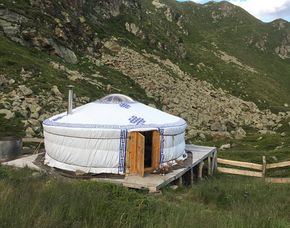 Pernottamento di 1 notte in yurta - colazione in einer Jurte