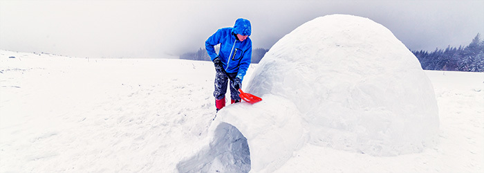 Iglu bauen