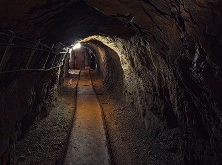 Tunnel im Bergwerk Bestwig-Ramsbeck
