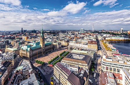 Hamburg von oben