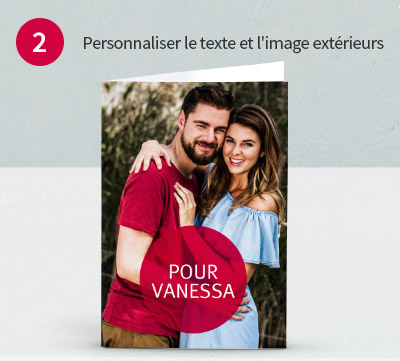 Personnaliser le texte et l`image exterieurs