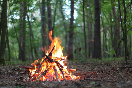 Survival Training, Lagerfeuer