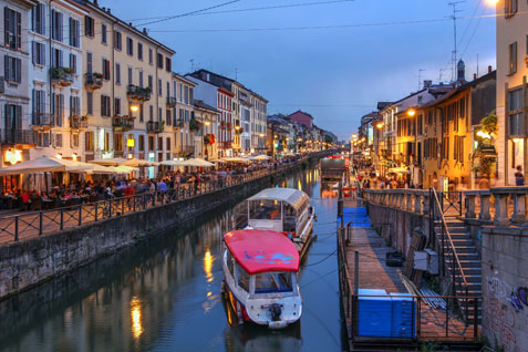 Mailand Viertel Navigli