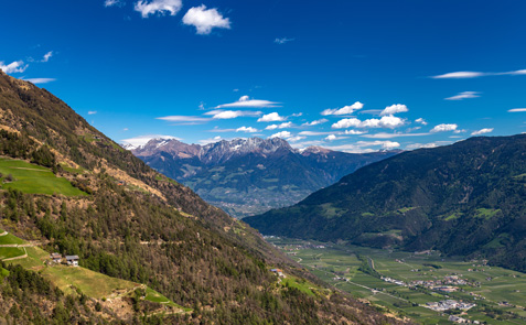 Vinschgau Südtirol Bergpanorama