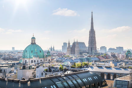 Aussicht über Wien